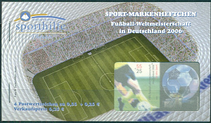 Германия, 2006, ЧМ по футболу 2006, буклет( квартблок+блок)